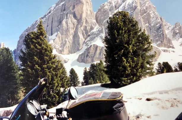 Passo Erbe con la neve